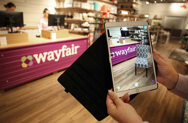 Bild für Artikel mit dem Titel Wayfair hat ein Haben ein Augenmerk auf den stationären Einzelhandel und streicht über 700 Stellen