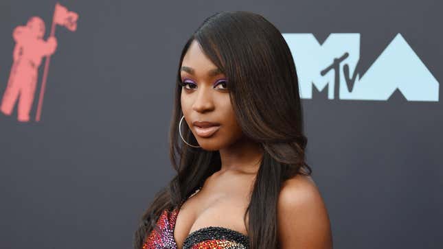  Normani at the 2019 MTV Video Music Awards at Prudential Center on August 26, 2019 in Newark, New Jersey.