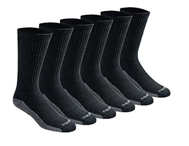 Image for article titled Dickies Men&#39;s Dri-Tech Original Moisture Control Crew Socks, Now 13% Off