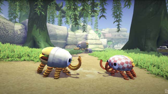 Screenshot from the Bugsnax game