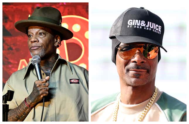 Image for article titled D.L. Hughley Claps at Snoop Dogg Over His Defense of Performing at Trump Inauguration Event