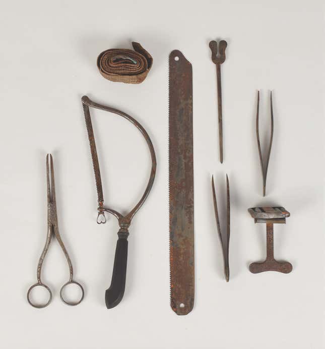Contents of Warren’s first kit.