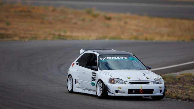 Image for article titled This RWD-Swapped Widebody Honda Civic Is An Affront To Nature