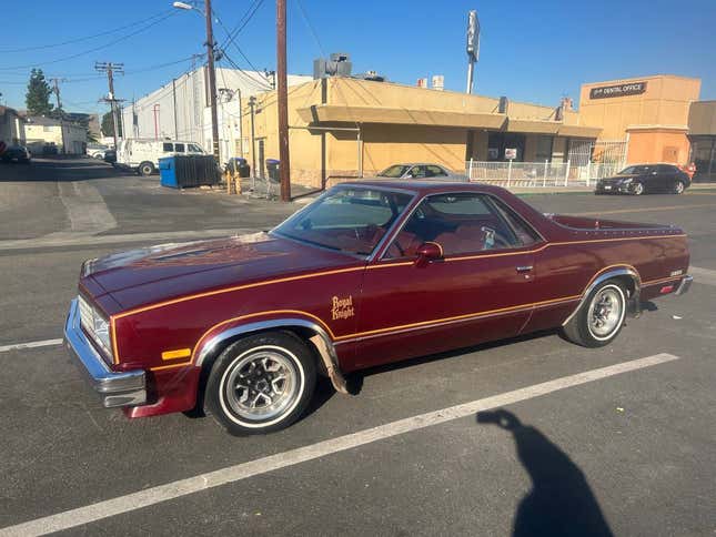 Image for article titled At $16,000, Will This 1983 Chevy El Camino Make You Feel Like Royalty?