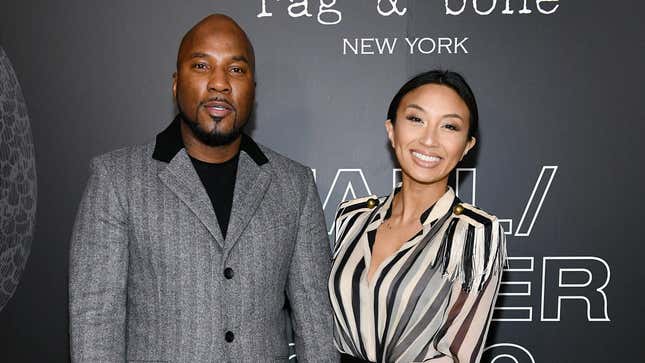 Jeannie Mai and Jeezy attends rag & bone Fall/Winter 2020 at Skylight on Vesey on February 07, 2020 in New York City.