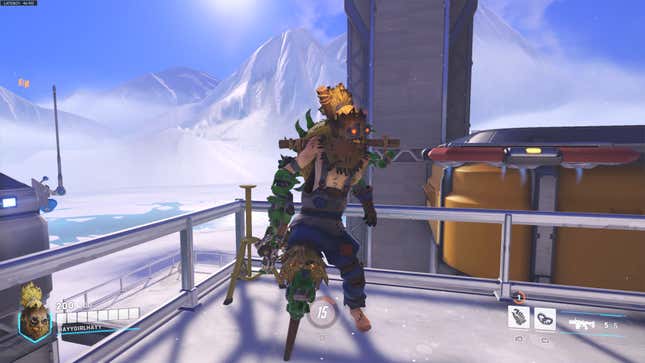 Scarecrow Junkrat skin in Overwatch 2