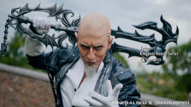 A photograph of a cosplayer at Il Volta Italy.