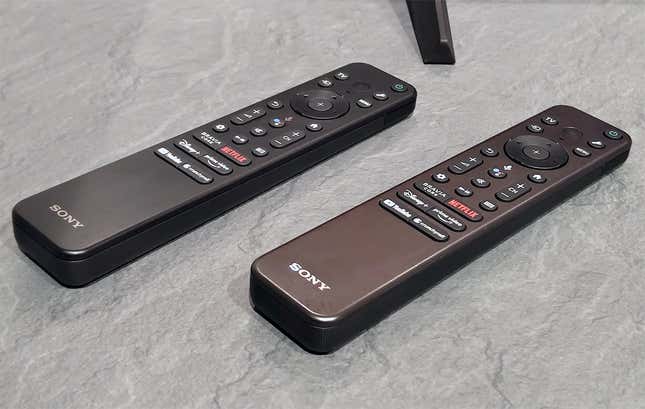 The two Sony Remotes for the 2023 TVs.