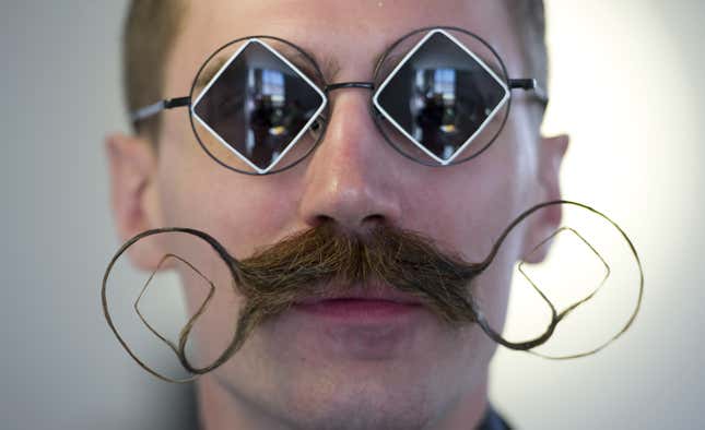 Image for article titled Photos: Prize-winning facial hair from the 2015 World Beard and Moustache Championship