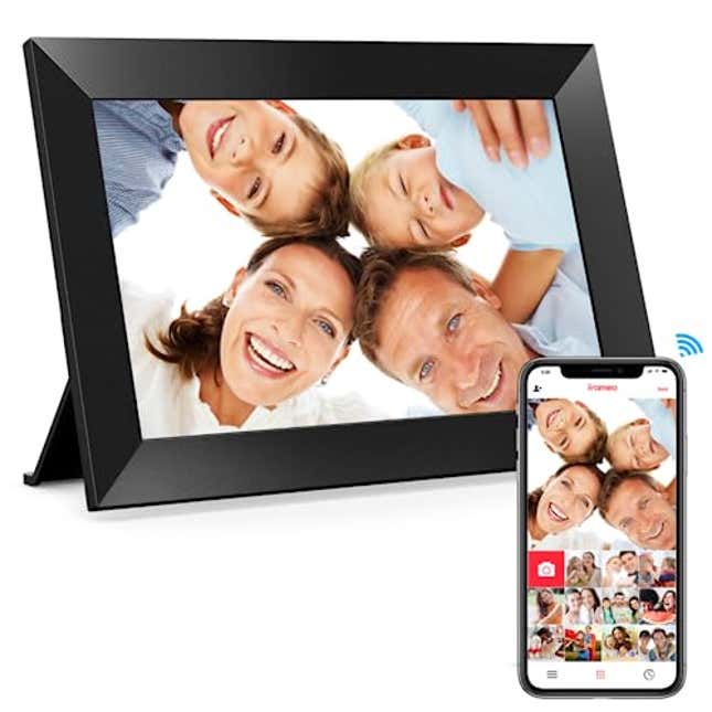 Image for article titled Frameo 10.1 Inch WiFi Digital Picture Frame, Now 13% Off