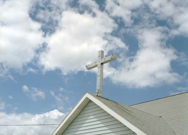 Church with a cross