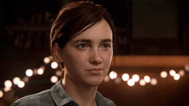 A screenshot shows Ellie smiling. 