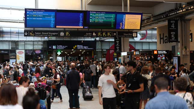 Train delays following France arson attacks ahead of Paris Olympics