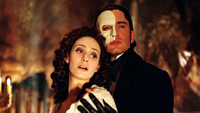 Emmy Rossum and Gerard Butler in 2004's Phantom of the Opera. 