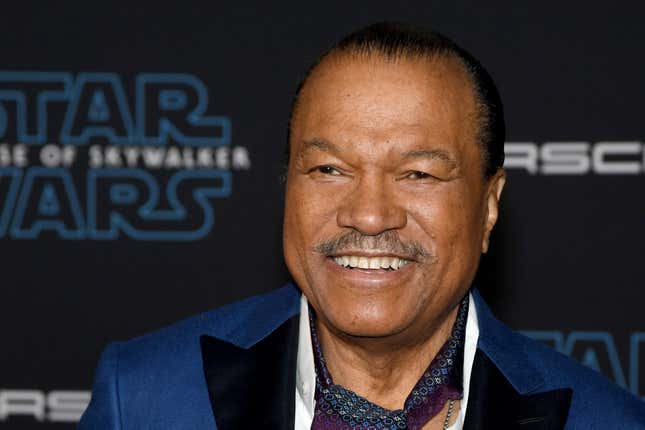 Billy Dee Williams attends the premiere of Disney’s “Star Wars: The Rise of Skywalker” on December 16, 2019 in Hollywood, California.