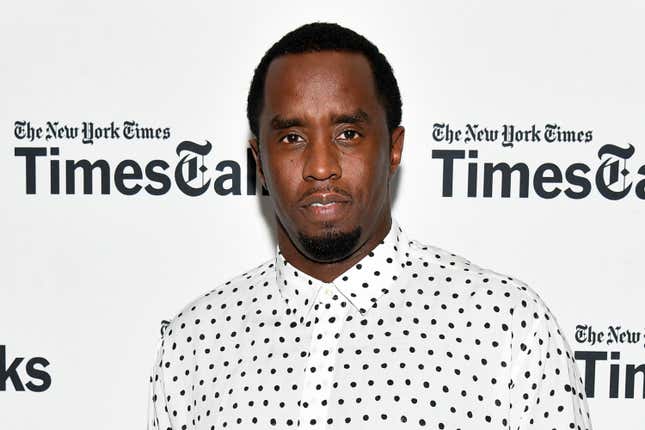 Sean “Diddy” Combs attends TimesTalks Presents: An Evening with Sean “Diddy” Combs at The New School on September 20, 2017 in New York City.