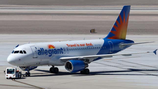 An Allegiant Air plane