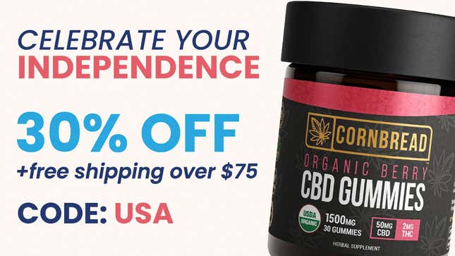 30% Off + Free Shipping Over $75 | Cornbread Hemp | Promo Code USA