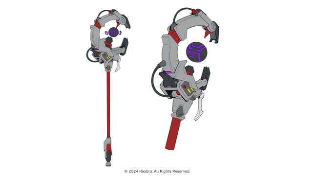 Concept art for Ramattra's staff in his Transformers skin.