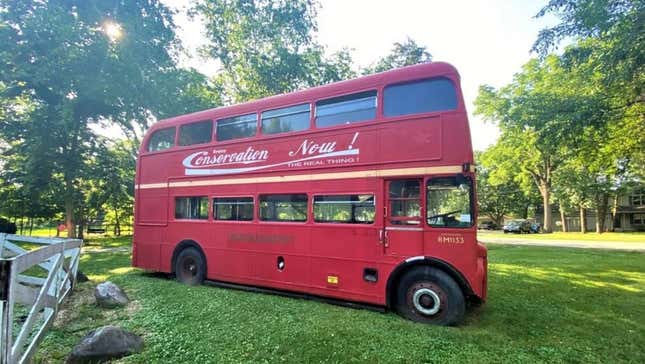 Image for article titled This Cummins-Powered Double-Decker Bus Would Make An Epic RV Conversion