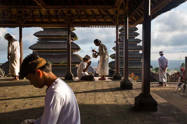 Besakih Temple in Bali, Indonesia.