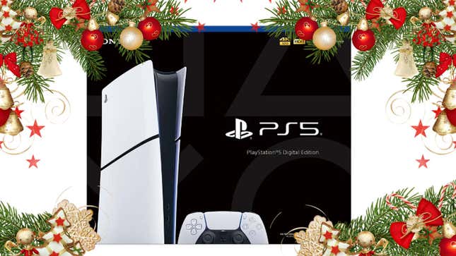 An image shows a PS5. 