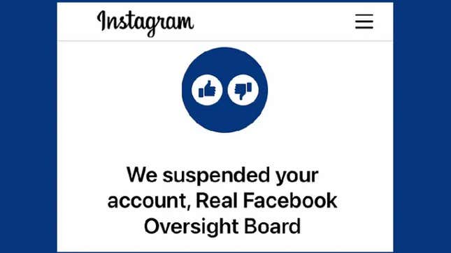 Image for article titled Instagram Bans, Unbans Facebook Critic, and It Won’t Say Why