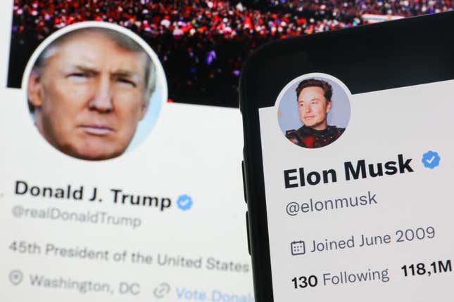 Image for article titled Elon Musk says he won&#39;t give money to Trump or Biden after reportedly meeting with Trump