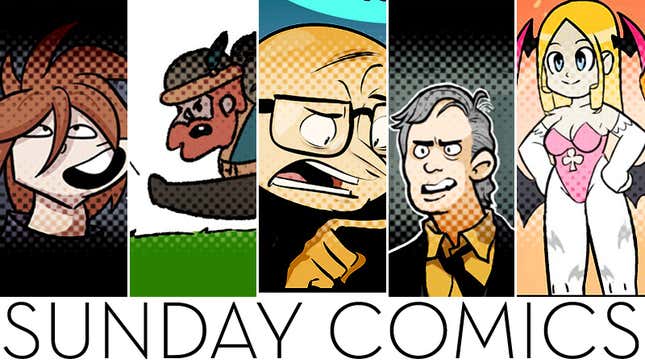 Image for article titled Sunday Comics: First Time Online...