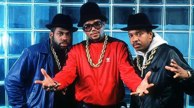 Joseph “Run” Simmons, Darryl “D.M.C.” McDaniels and DJ Jason “Jam Master Jay” Mizell of Run DMC photographed in New York.