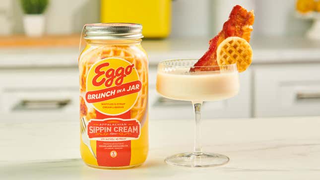 Food News Eggo “Brunch in a Jar Appalachian Sippin’ Cream” liqueur