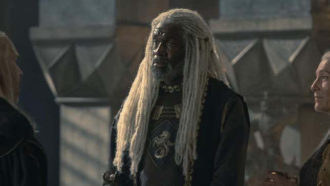 Steve Toussaint as Corlys Velaryon in House of the Dragon.