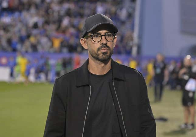 Sep 2, 2023; Montreal, Quebec, CAN;    CF Montreal head coach Hernan Losada before the match against the Columbus Crew at Stade Saputo.