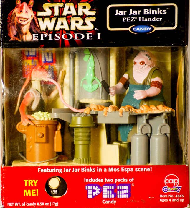 Image for article titled Looking Back at the Delightful, Unhinged Jar Jar Binks Merchandise of 1999