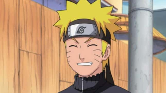 An image of Naruto Uzumaki smiling.