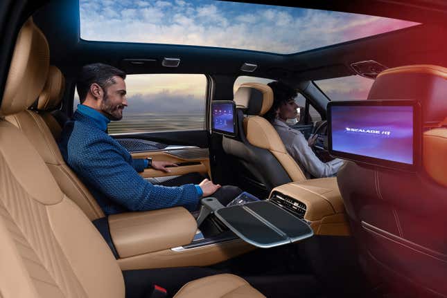 2025 Cadillac Escalade IQ executive rear seat package