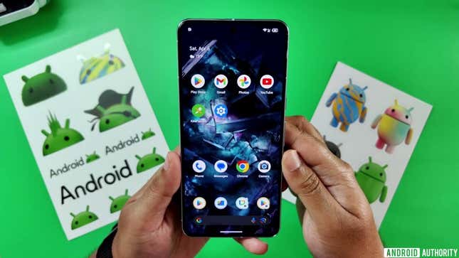 A photo showing the thumbnail from an Android Authority video 
