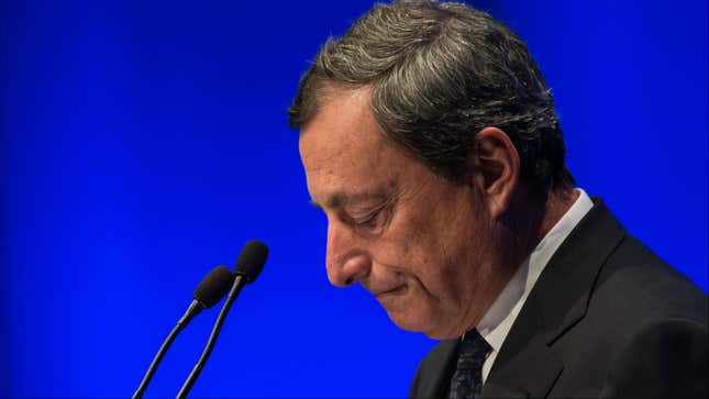 Mario Draghi promotes his rescue plan to German lawmakers