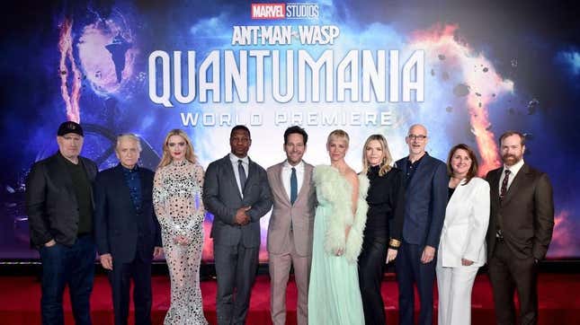 The cast and crew of Quantumania.