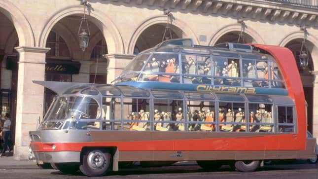 A photo of a Cityrama bus in Paris. 