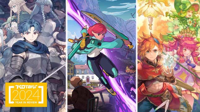 Art shows the top RPGs of 2024. 