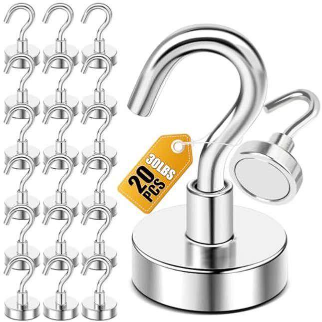 Image for article titled DIYMAG Magnetic Hooks, Now 56% Off