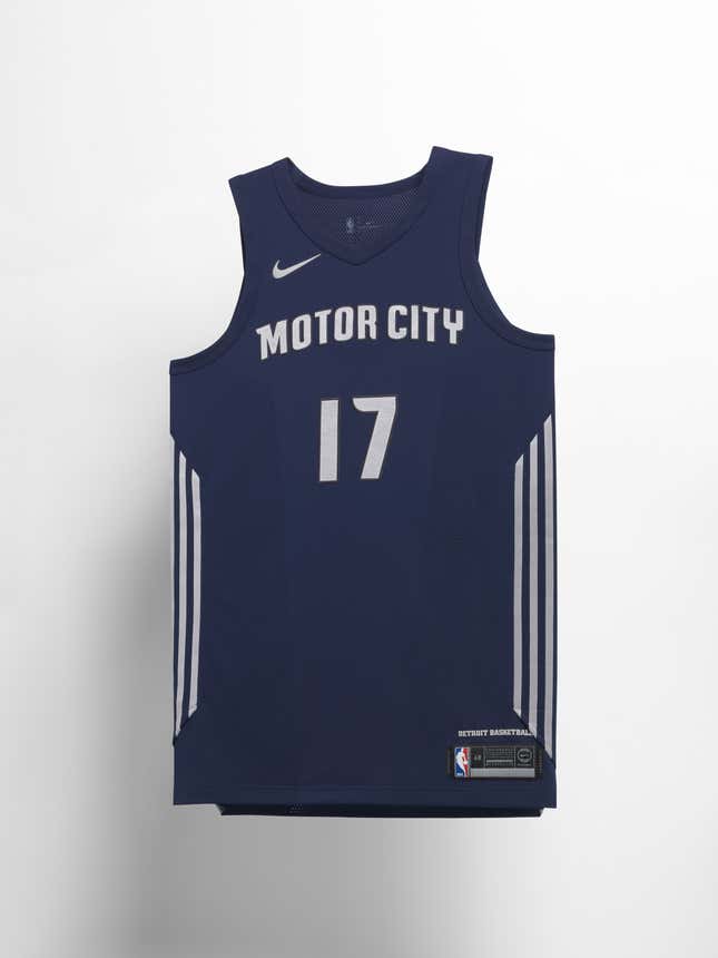 Motor city sale nba jersey