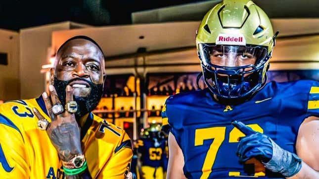 Image for article titled Rapper Rick Ross’ Son Might Be Heading to the NFL After Committing to This HBCU