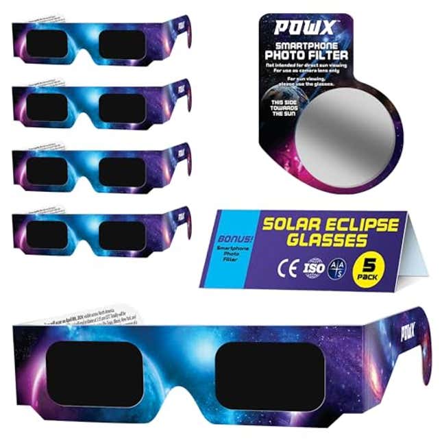 Image for article titled Solar Eclipse Glasses AAS Approved 2024, Now 13% Off