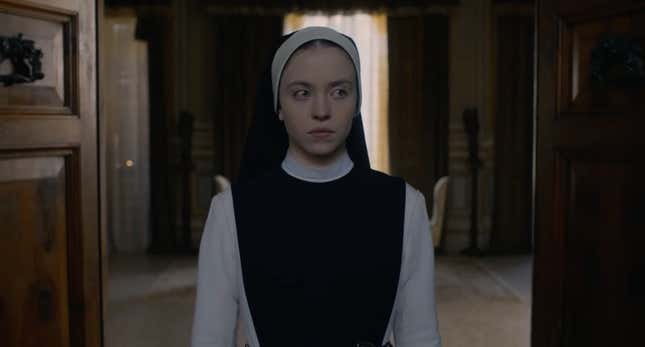 Image for article titled Sydney Sweeney&#39;s Immaculate Casts Her as a Nun Impregnated by... Satan?