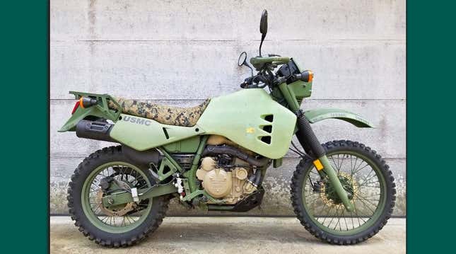 Image for article titled You Need A Diesel-Powered Kawasaki KLR650 In Your Life