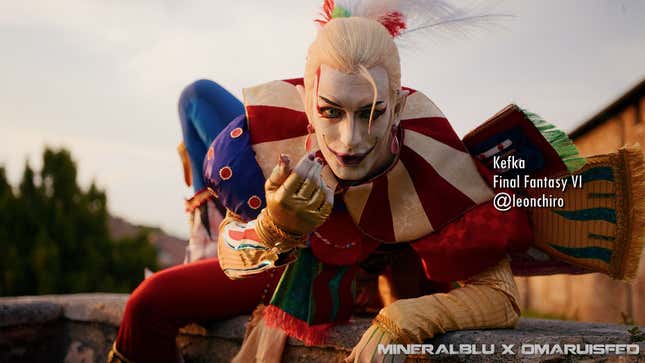 A photograph of a cosplayer at Il Volta Italy.