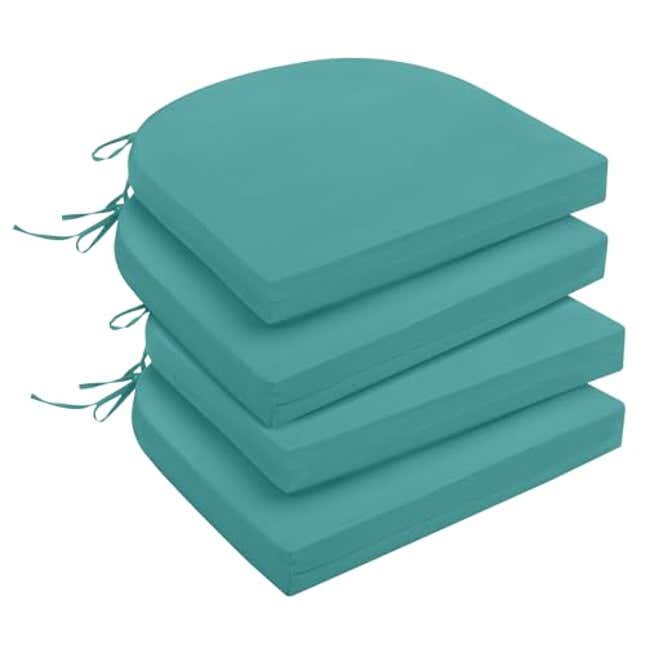 Image for article titled downluxe Outdoor Chair Cushions Set of 4 for Patio Furniture, Now 29% Off