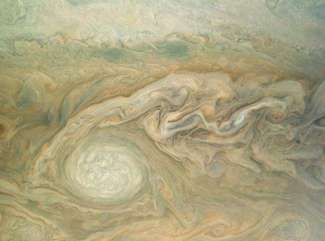 NASA Juno Mission's Latest Flight Over Jupiter Reveals Beautifully ...